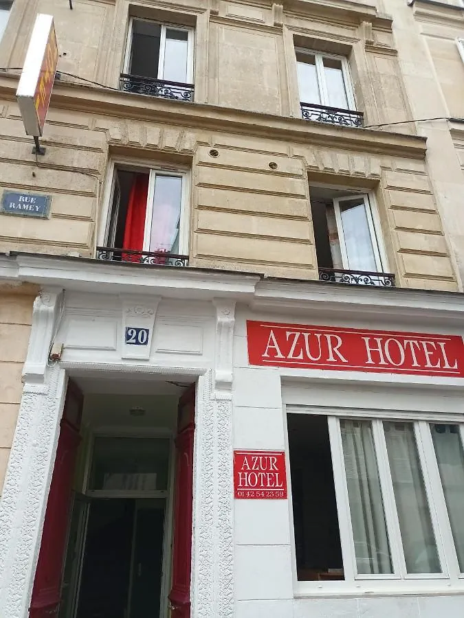 Hotel Azur Montmartre Paris